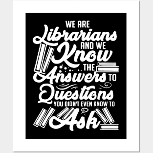 librarian minded Posters and Art